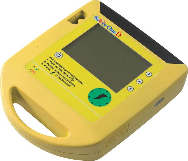 Semi-automatic external defibrillator / with ECG monitor 200 - 360 J | Saver One-D A.M.I. ITALIA