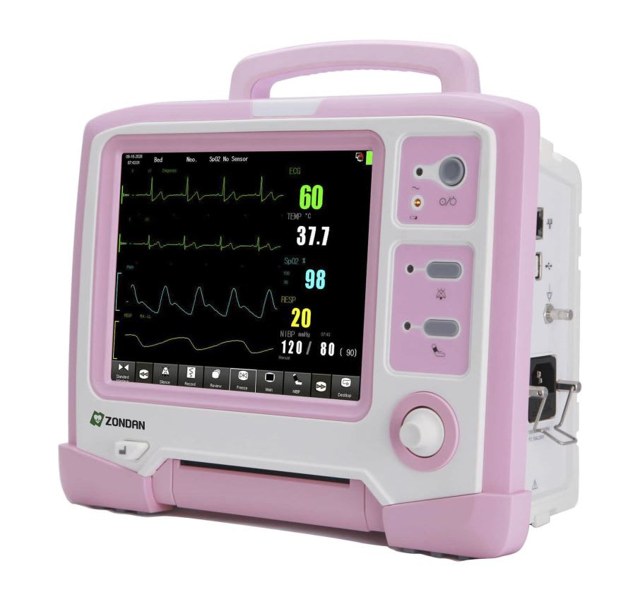 Compact multi-parameter monitor / infant / with touchscreen Apollo N1 Shenzhen Hexin Zondan Medical Equipment