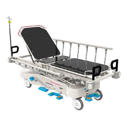 Transport stretcher trolley / X-ray transparent / height-adjustable / hydraulic JE-350 Joson-care Enterprise Co., Ltd.