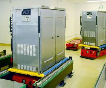 Hospital automated guided vehicle MLR System GmbH