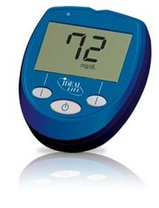 Wireless blood glucose meter Gluco Manager™ Ideal Life
