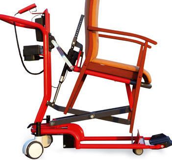 Electric trolley for chair transfer stoeltaxi® Beagle Mobility