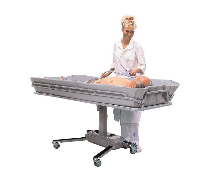 Electrical shower trolley / bariatric / height-adjustable TR 3000 SCEMED