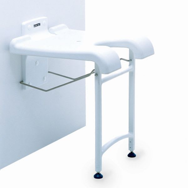 Shower seat / with cutout seat / wall-mounted / folding ALIZÉ SCEMED