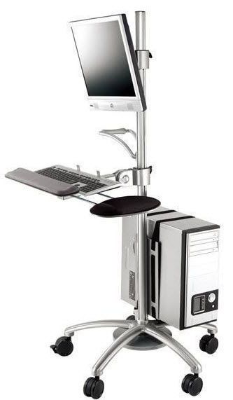 Medical computer cart PA-24 Modern Solid Industrial