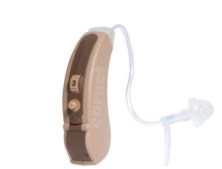 Behind the ear, hearing aid with ear tube Optima 34F Ear Teknik