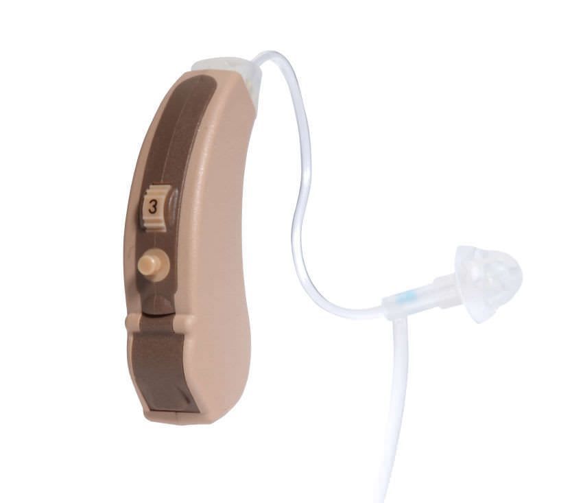 Behind the ear, hearing aid with ear tube Optima 32F Ear Teknik