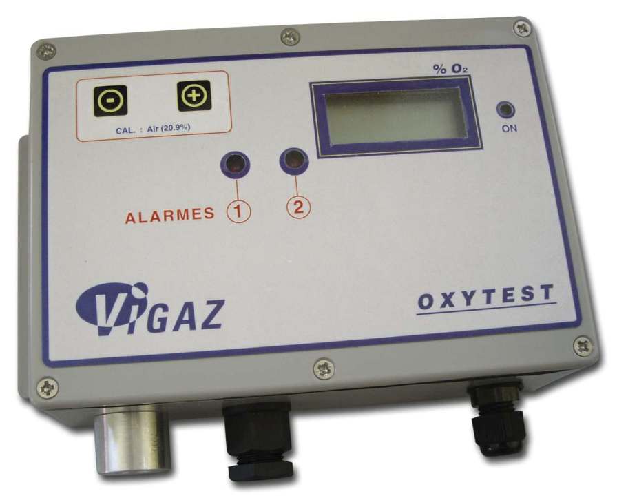Atmosphere oxygen analyzer 0.0 - 50% O2 | OXYTEST VIGAZ