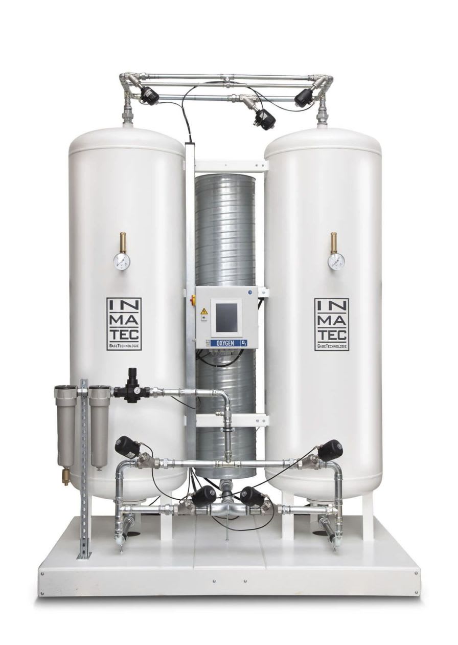 Medical oxygen generator / PSA 90 - 99.5 %, 2.80 - 240 Nm³/h | IMT-PO Multi Inmatec GaseTechnologie