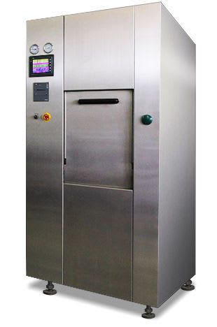 CSSD autoclave / high-capacity / with vacuum cycle / with sliding door 50 - 303 L Tex Year Industries Inc.