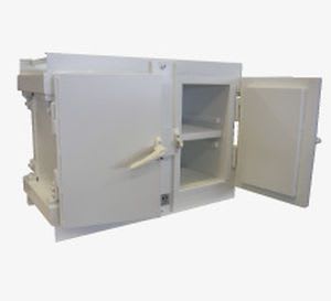 Storage cabinet / for healthcare facilities / 2-door DIB Radioprotection