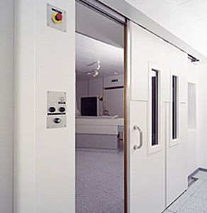 Sliding door / RF-shielded / for MRI IMEDCO