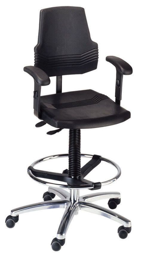 Office chair / with armrests / on casters 24.900.178 Famos
