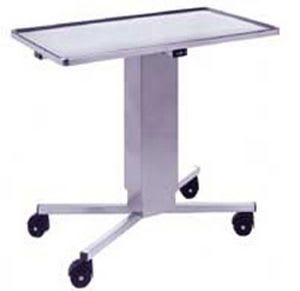 Instrument table / on casters / height-adjustable / stainless steel 50.100.668, 50.100.662 Famos