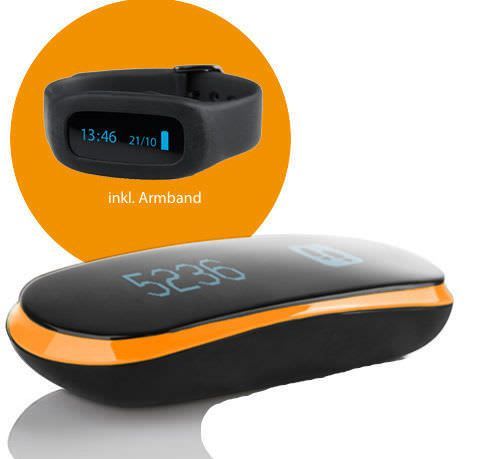 Physical activity monitor wrist / USB ViFit connect Medisana