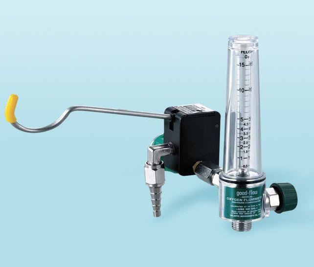 Oxygen flowmeter / variable-area Eliminator Pacific Hospital Supply