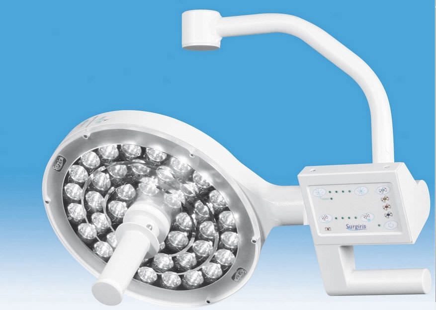 LED surgical light / ceiling-mounted / with control panel / 1-arm 100 000 lux | X1 SURGIRIS