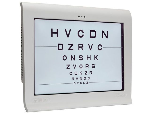 Ophthalmic test chart monitor / optotype / remote-controlled CC-100XP Topcon Europe Medical