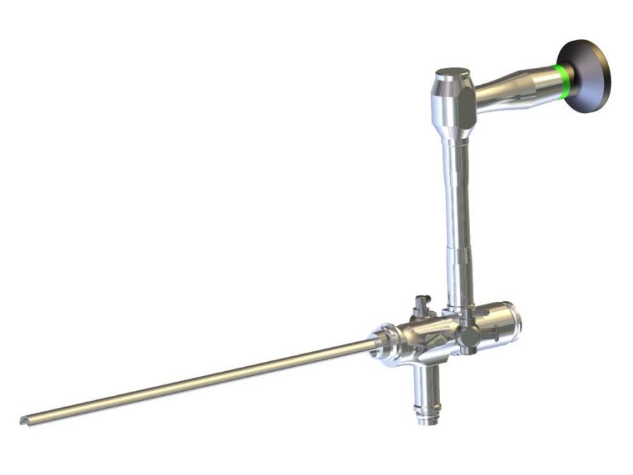 Nephroscope endoscope / rigid / with working channel 90°-Abwinklung HIPP Endoskop Service