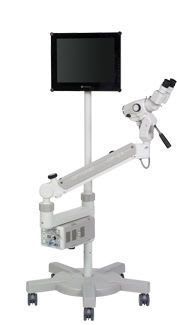Video colposcope / binocular / mobile / with video monitor OP-C5 OPTOMIC ESPAÑA