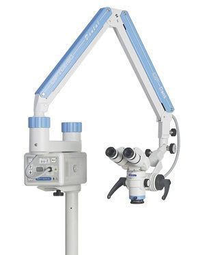 Operating microscope (surgical microscopy) / for dental surgery / ENT surgery / mobile OP-DENT OPTOMIC ESPAÑA