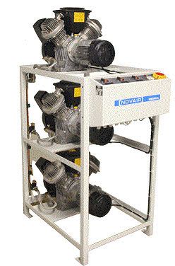 Medical air compression system / piston 0.75 - 7.5 kW , 4 - 56 m³/h , 4 - 15 bar NOVAIR