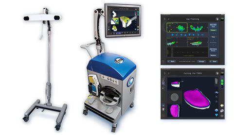 Optical surgical navigation system / for knee prosthesis positioning NAVIOPFS™ UKR Blue Belt Technologies