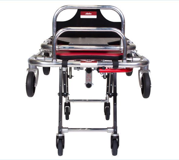 Mortuary stretcher trolley / self-loading / height-adjustable / mechanical 190 kg | Multicom Stretcher RT Auden Funeral Supplies