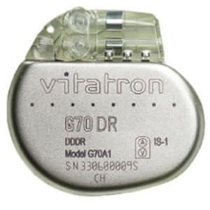 Implantable cardiac stimulator Vitatron G70 DR Vitatron