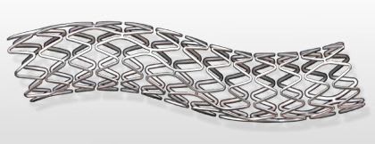 Coronary stent / metal / bare / with applicator HELISTENT HEXACATH