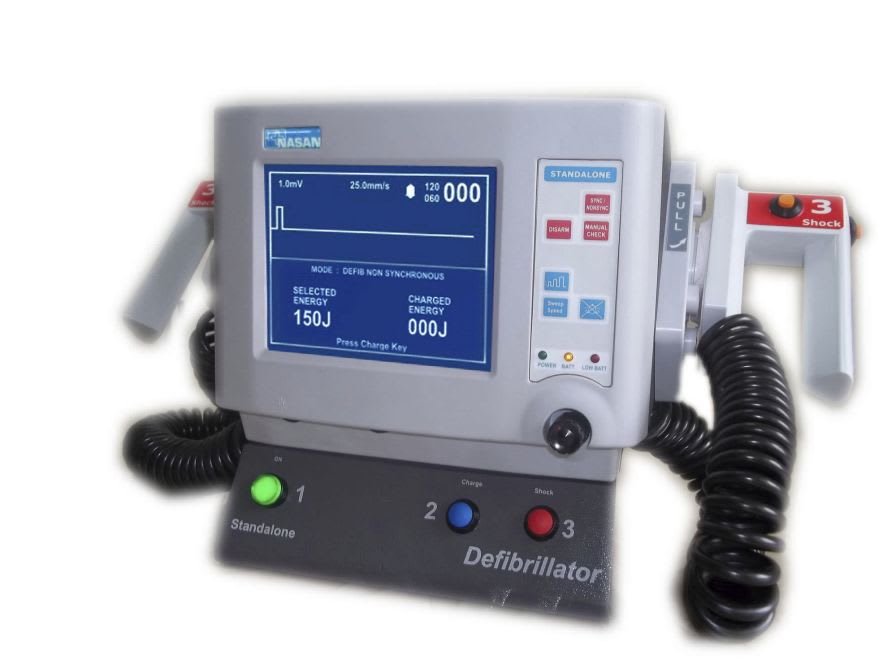 Manual external defibrillator 2-200 J | STANDALONE Nasan Medical Electronics