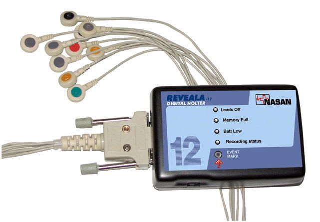 12-channel cardiac Holter monitor REVEALA -12 Nasan Medical Electronics