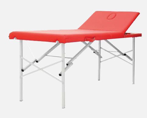 Manual massage table / portable / folding / 2 sections DV.1620 JMS Mobiliario Hospitalar