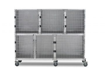 Stainless steel veterinary cage 902.0106.17 Shor-Line