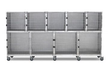 Stainless steel veterinary cage 902.0114.13 Shor-Line