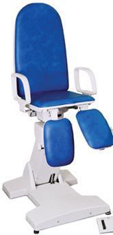 Podiatry examination chair / electromechanical / height-adjustable / 3-section PL EYMASA