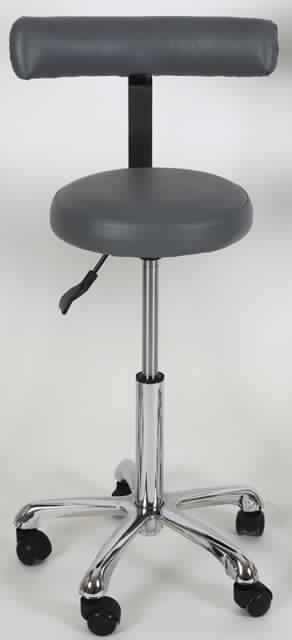 Medical stool / on casters / height-adjustable / with backrest Medical Experts Group