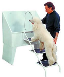 Canine grooming bathtub / with legs 250 Lbs | F650, F655 Edemco Dryers