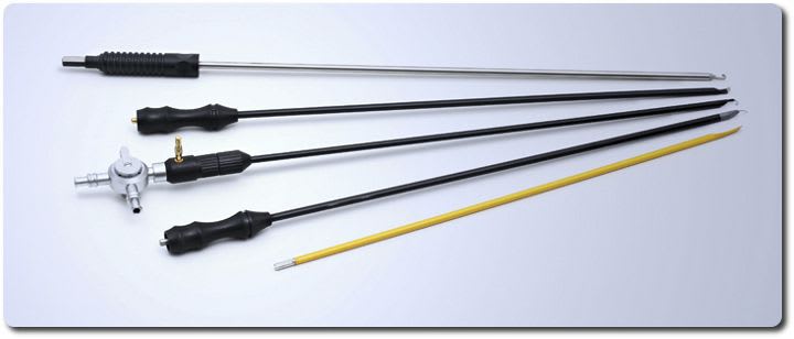 Hook electrode / laparoscopic / monopolar / coagulation Ackermann Instrumente