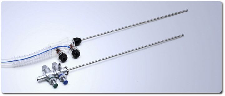 Aspirating cannula / laparoscopic surgery / irrigation Ackermann Instrumente