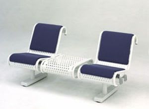 Waiting room chair / beam / with table / 2 seater 99103 T3 PT. Mega Andalan Kalasan