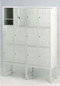 Locker room cabinet / for healthcare facilities / 12-door 32505 PT. Mega Andalan Kalasan
