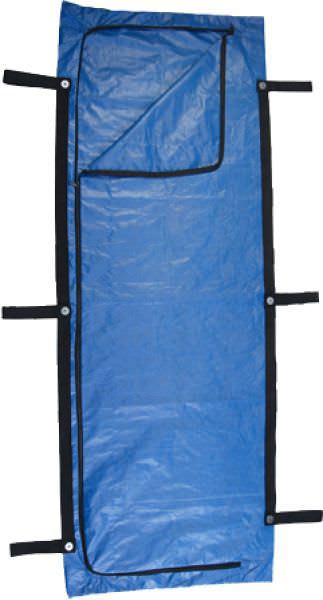 Transport bag / mortuary / polyethylene 54 x 108" | FEMA Blue Affordable Funeral Supply