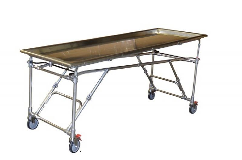 Folding embalming table / height-adjustable Affordable Funeral Supply