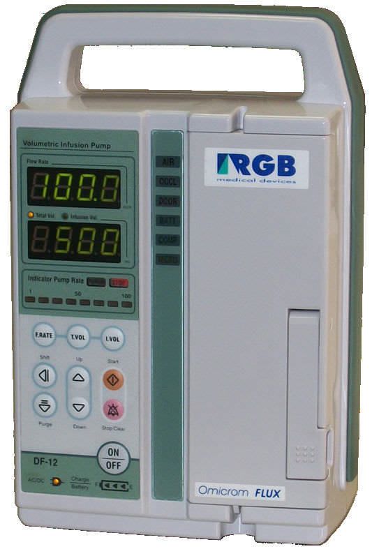 Volumetric infusion pump / 1 channel 0.1 - 99 mL/h | OMICROM® FLUX RGB Medical Devices