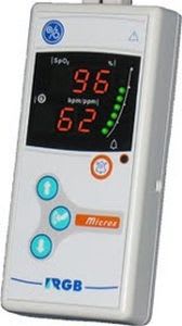 Pulse oximeter with separate sensor / handheld 0-100 % SpO2 | MICROX RGB Medical Devices