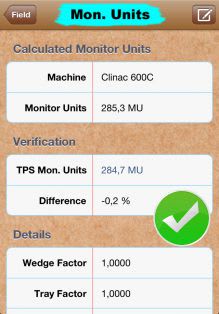Monitor unit verification iOS application MUVerify MEVIS Informática Médica