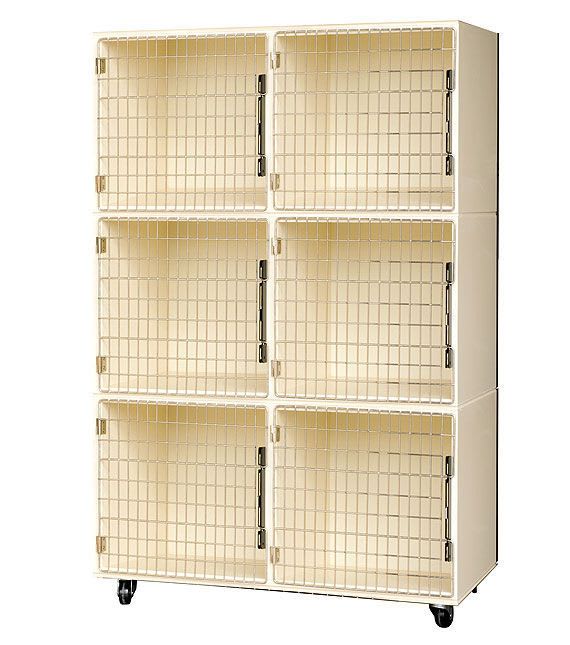 6-unit veterinary cage CAGE03 Petlift