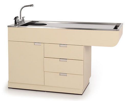 Veterinary examination table / with storage unit / with bath LTD950-60DR Petlift