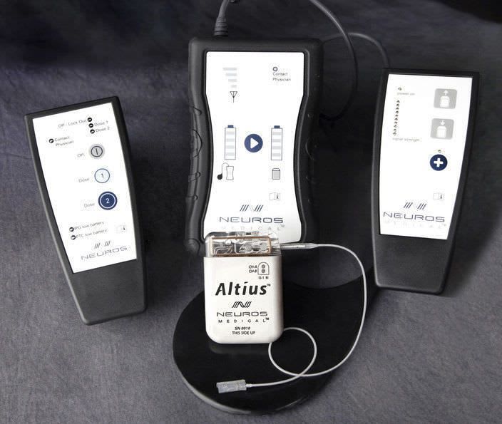 Implantable neurostimulator / for peripheral nerve stimulation Altius™ Neuros Medical